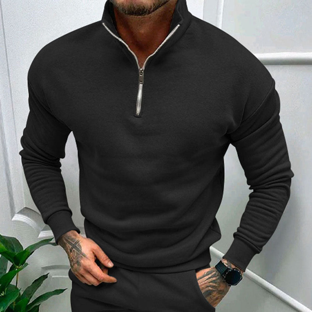 Men's Sweater with Half Zip - Matteo