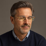 Reading Glasses Progressive Photochromic Titanium Frame Eyewear