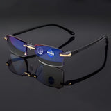 Reading Glasses Progressive Photochromic Titanium Frame Eyewear