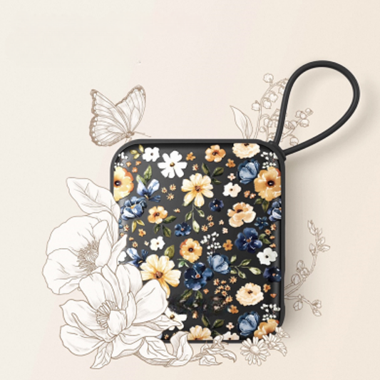 Electric Hand Warmer – Rechargeable, Portable Pocket & Floral Design