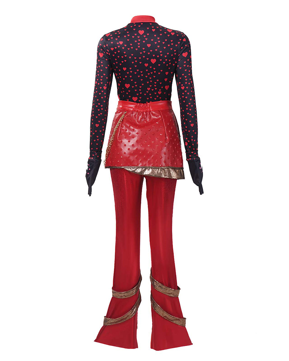 Red Heart-Themed 5-Piece Princess Costume Set