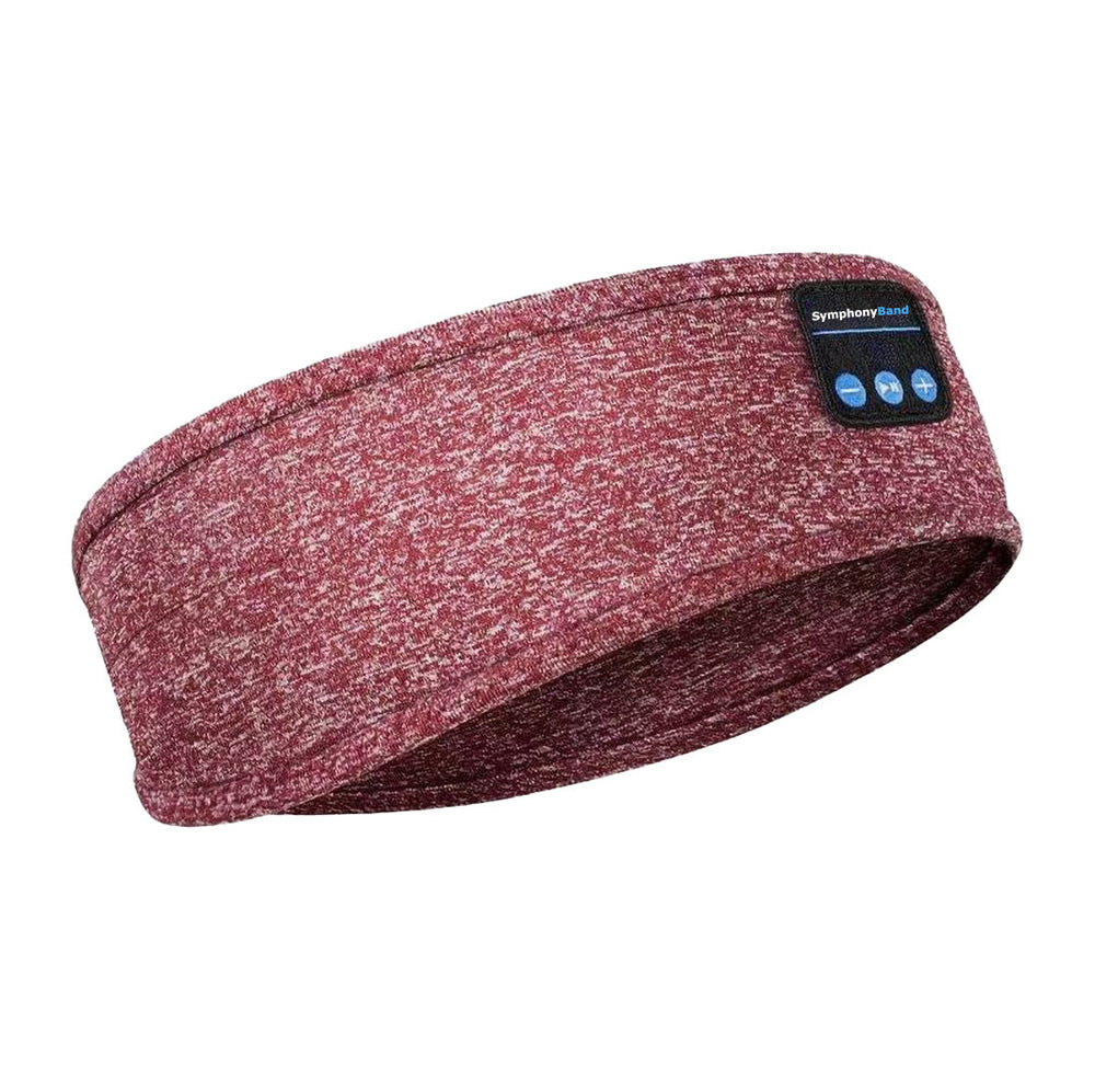 SymphonyBand Sleep Headphones - Sunset Red