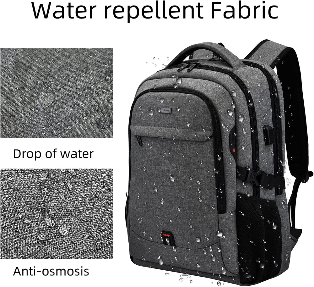 Anti-Theft Laptop Backpack – USB Charging Port, Hidden Pocket & Water-Resistant