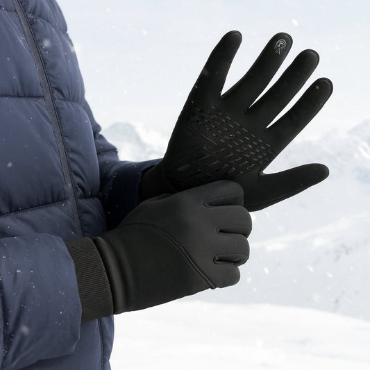 Winter Thermal Gloves – Touchscreen, Waterproof & Anti-Slip Grip Design