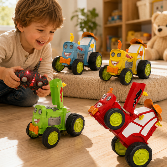 Remote Control Stunt Car – Rechargeable, Flip Vehicle & Kids Toy