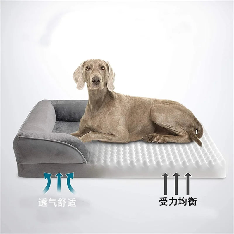 Max – Orthopedic Comfort Dog Sofa, Gray