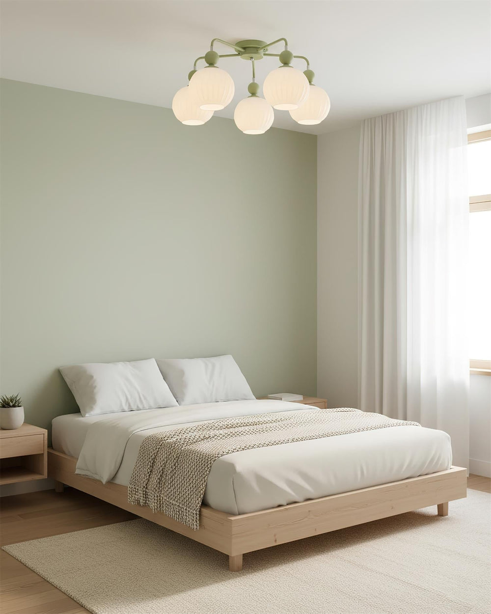 Multi-Light Glass Pendant Ceiling Fixture