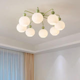 Multi-Light Glass Pendant Ceiling Fixture