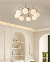 Multi-Light Glass Pendant Ceiling Fixture