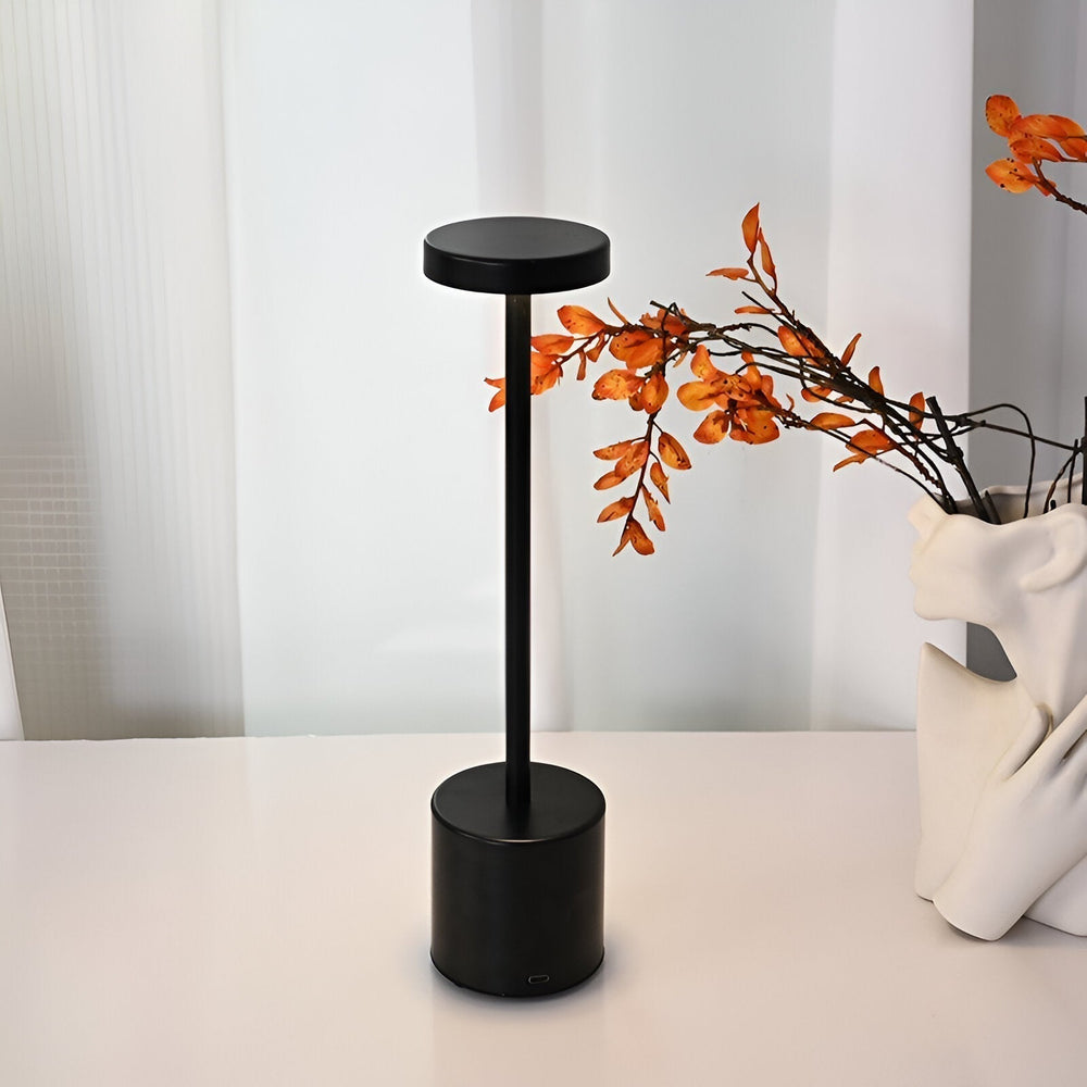 LED Table Lamp with Wireless Charging – USB Port, 3 Light Colors, 45cm