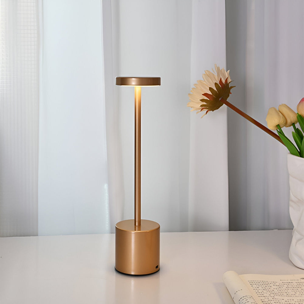 LED Table Lamp with Wireless Charging – USB Port, 3 Light Colors, 45cm