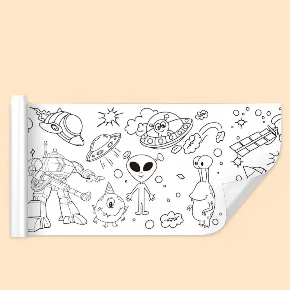 Enhanced Product Title: "Riesen-Malrolle – Kreativer Malspaß für Kinder ohne Wandverschmutzung | Ideal für drinnen & draußen" 

This title includes keywords that enhance searchability while clearly conveying the product's benefits and target audience.