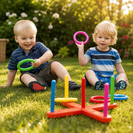 Ring Toss Game – Outdoor Play, Portable Design & Family Party Set
