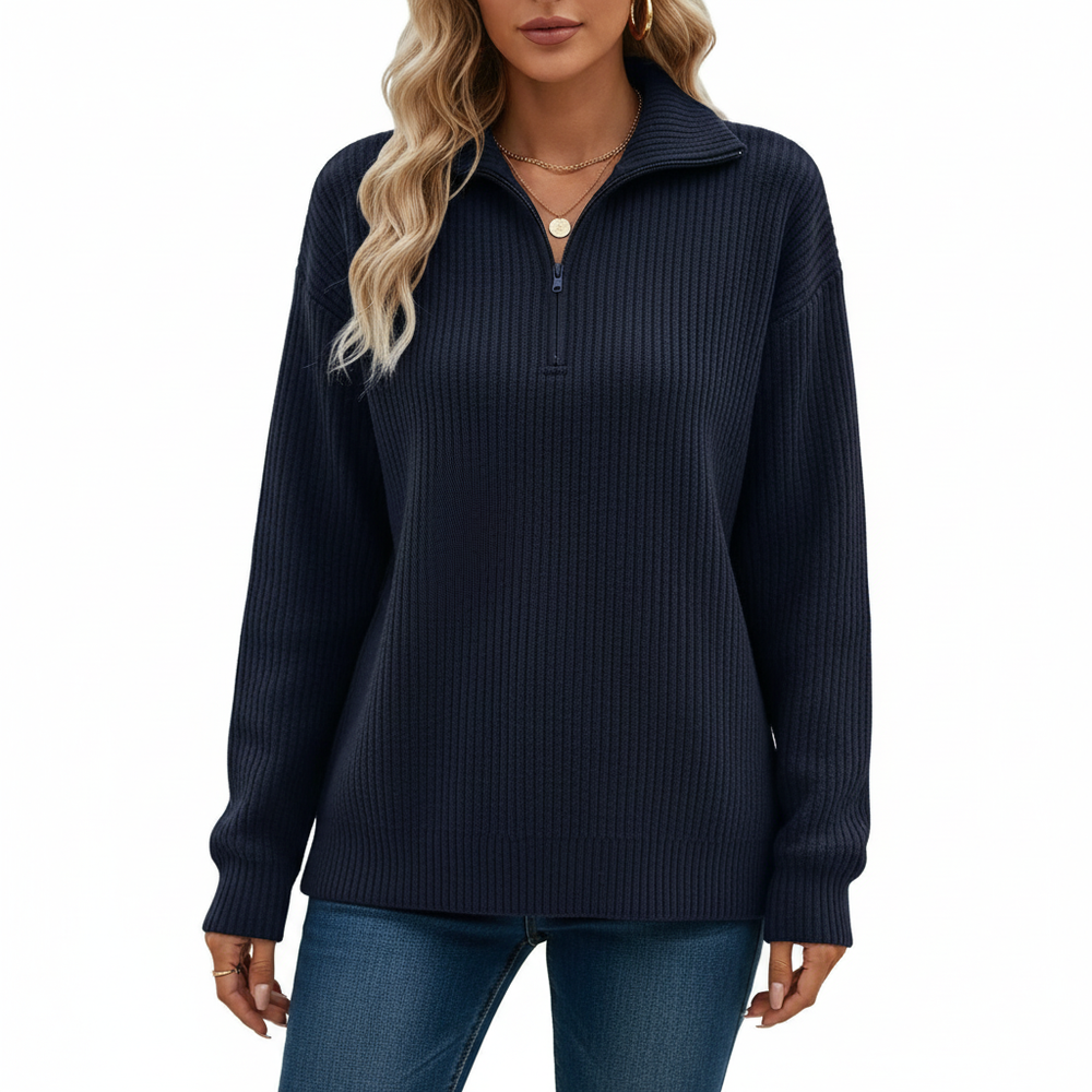 Ribbed Structure Sweater - Antonia