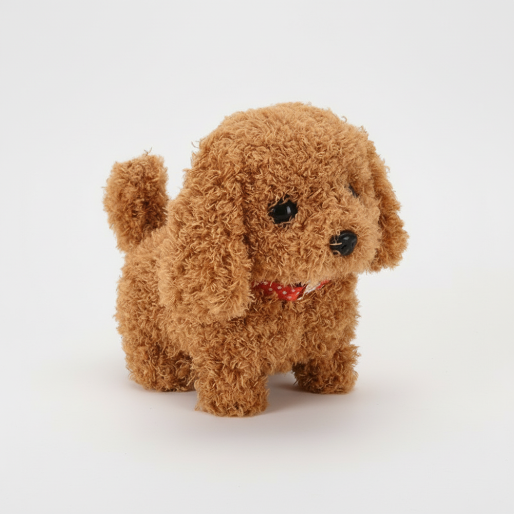 Robot Dog Toy Interactive Plush Puppy Motion Barking Figure
