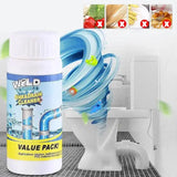 Drain Cleaner Powder – Fast-Acting, Hair & Grease Dissolver, PVC-Safe