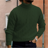Calvin - Men's Turtleneck Sweater