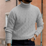 Calvin - Men's Turtleneck Sweater
