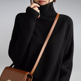Women's Turtleneck Sweater – Relaxed Fit
