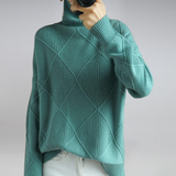 Women's Turtleneck Sweater – Relaxed Fit