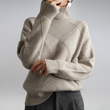 Women's Turtleneck Sweater – Relaxed Fit