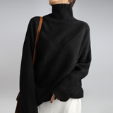 Women's Turtleneck Sweater – Relaxed Fit