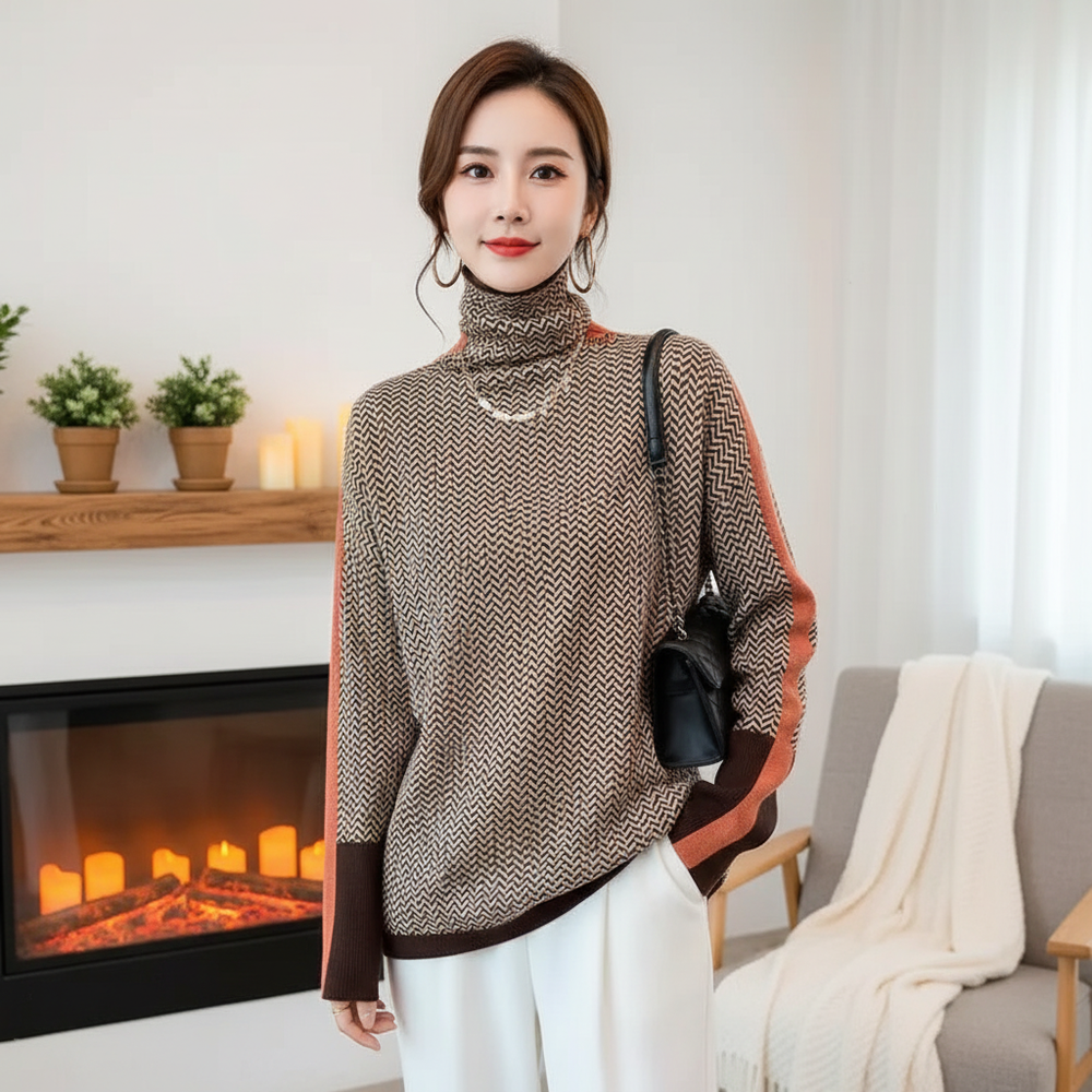 Turtleneck Sweater for Women - Elvira