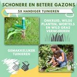 Unkrautstecher 3-Zacken-System – Rückenschonend arbeiten