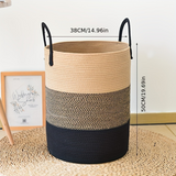 Optimized Product Title: "Runder Baumwoll-Wäschekorb – Geräumig, Stilvoll & Ordentlich – Perfekt für Ihr Zuhause" 

This title includes relevant keywords while emphasizing the product's features and benefits, making it more appealing for Google Shopping.