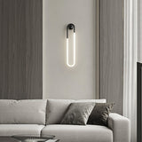 Modern LED Wall Light | Brass & Black Minimalist Wall Lamp