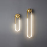 Modern LED Wall Light | Brass & Black Minimalist Wall Lamp