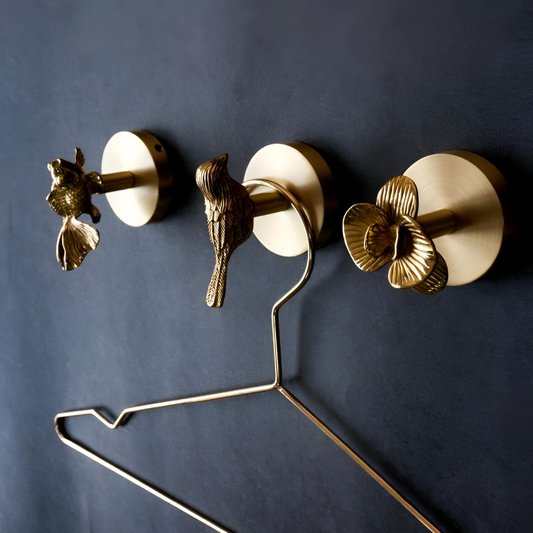 Animal Wall Hooks – Gold Finish, Elegant Design & Stylish Home Storage