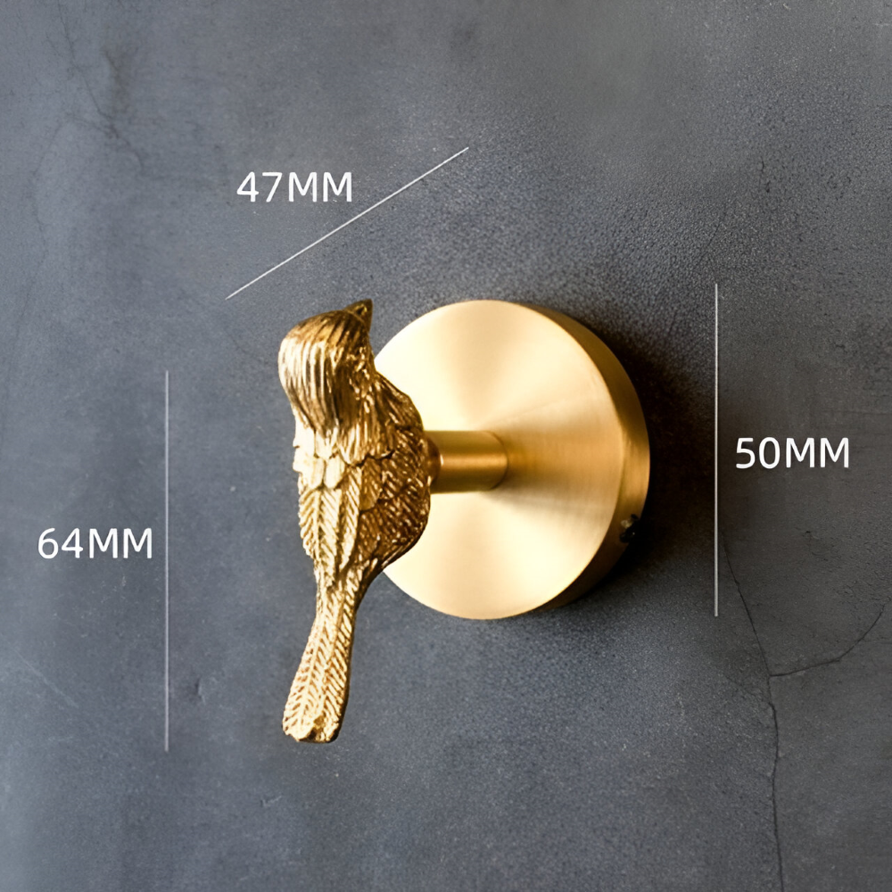 Enhanced Product Title: "Elegante Tier-Wandhaken mit Goldfinish – Stilvolle Aufbewahrungslösung für Ihr Zuhause" 

This title includes keywords that may improve search visibility and provides a clearer description of the product's purpose and appeal.