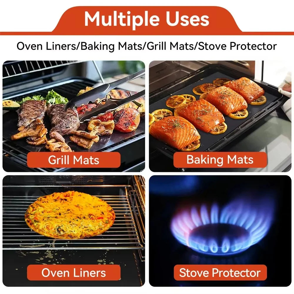 Non-Stick Oven Liner – Reusable, Heat-Resistant & 40×50cm Trimmable