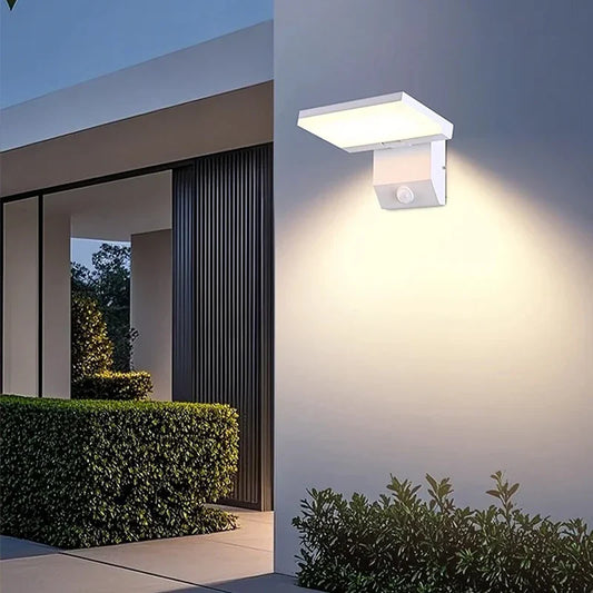 Outdoor Wall Light – IP65 Waterproof, Foldable & Motion Sensor Option
