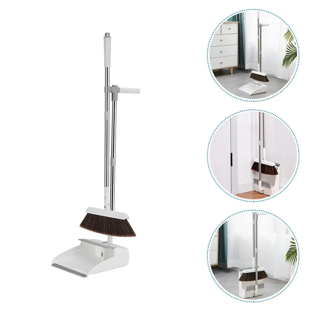 Optimized Product Title: "Besen und Kehrschaufel Set mit Langen Stielen – Ergonomisches Design für Bückenfreies Kehren" 

This title includes relevant keywords while emphasizing the product's key features and benefits, making it more appealing for Google