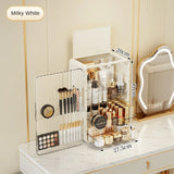 BowLift | Luxo Luxury Makeup Storage Box – Dust-Proof Cosmetic Organiser with Magnetic Door