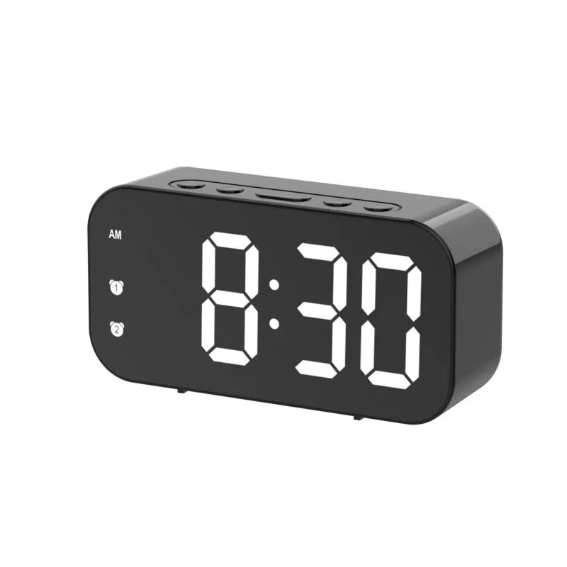 LED Alarm Clock – Dual Alarm, Temperature Display & Adjustable Brightness