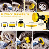 Drill Brush Cleaning Kit – 23-Piece, Nylon Bristles & 6.35mm Hex Shank