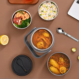 Electric USB Lunch Box – 2.0L, 65°C Food Warmer & Stainless Steel Containers