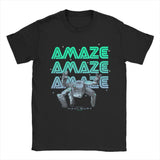T Shirt Graphic Funny Space Design Project Rocky Casual Tee
