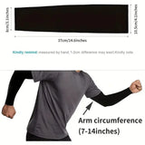 Unisex Cooling Arm Sleeves – UPF 50+ UV Protection, Ice Silk & Breathable Stretch