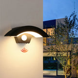 24W LED Outdoor Wall Light – Motion Sensor, 3000K Warm White & Black