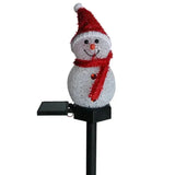 Solar Powered Snowman Garden Lamp – Waterproof Outdoor Christmas Light