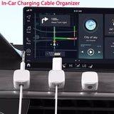 Magnetic Cable Organizer Set – Self-Adhesive, 12-Pack & Desk Cable Clips
