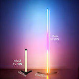 RGB LED Corner Floor Lamp – App Control, Music Sync & 16 Million Colors