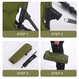 Folding Camping Chair – Aluminum, Padded Seat & Lightweight Portable
