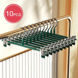 Kalsten | Closyra Stainless Steel Hanger with Clips | Adjustable & Non-Slip | For Skirts, Pants & Underwear | Space-Saving & Seamless