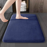 Ultra Absorbent Nordic Bath Mat Shower Room Floor Mat Super Anti-Slip Cushioned Soft Velvet Shower Mat For Washroom | Kalsten