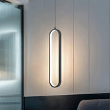 Modern Minimalist LED Pendant Light | Gold & Black Hanging Lamp for Bedroom, Dining & Living Spaces